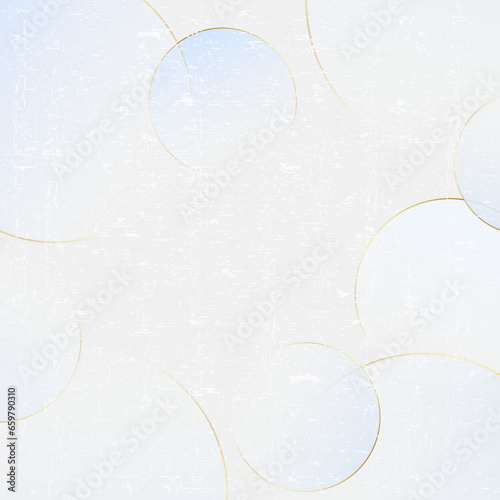 ゴールドラインの高級感なコンセプトの抽象的なモダンな白い背景