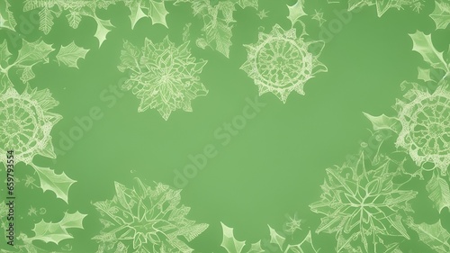 Green Color Christmas Background With Copy Space. Beautiful Christmas Background. Winter Christmas Background. Merry Christmas Images. Christmas Background Images Free Download
