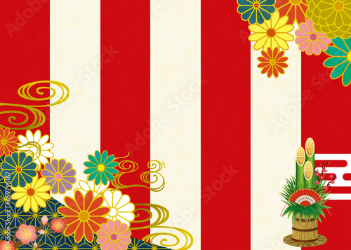 新年のイメージイラスト素材
