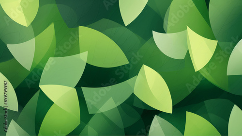 Green abstract geometry shape symbol background. Eco nature wallpaper mosaic.