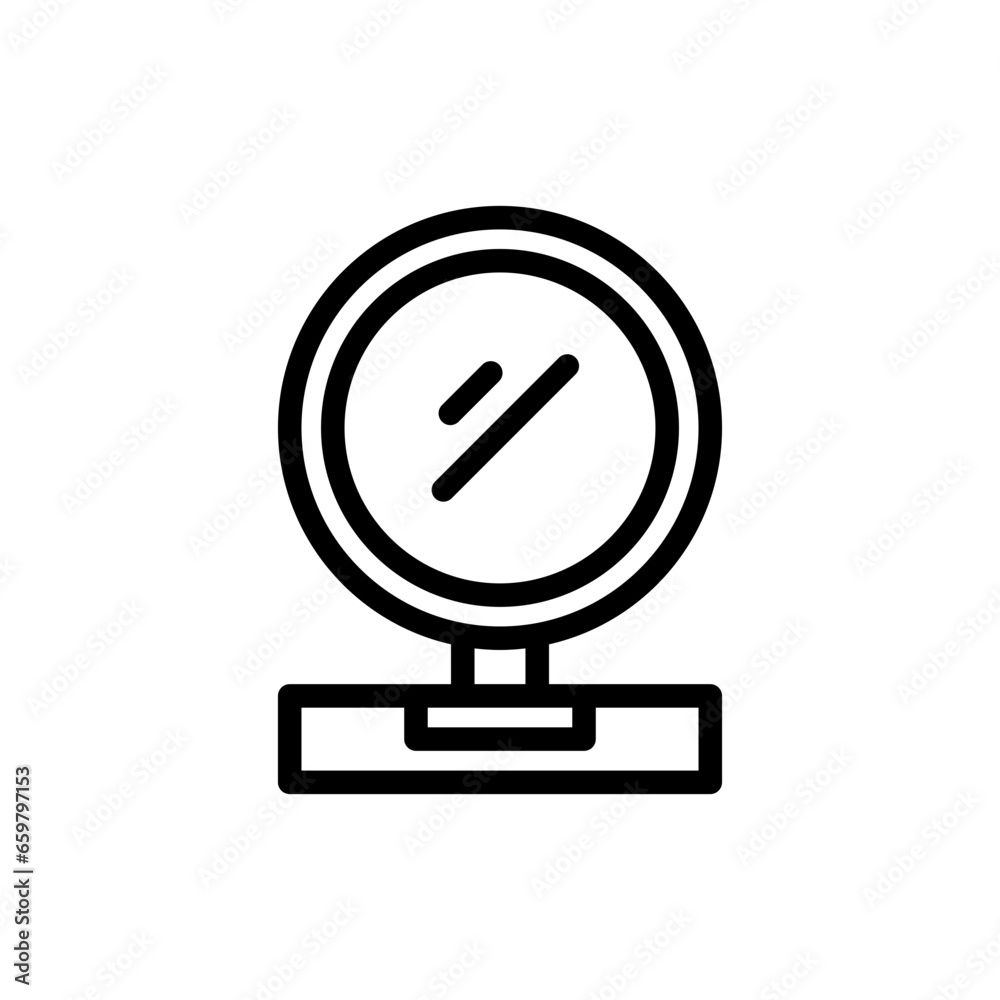 Compact powder skincare and beauty care icon with black outline style. beauty, powder, cosmetic, makeup, compact, product, female. Vector Illustration Compact powder skincare and beauty care icon with black outline style. beauty, powder, cosmetic, makeup, compact, product, female. Vector Illustration
