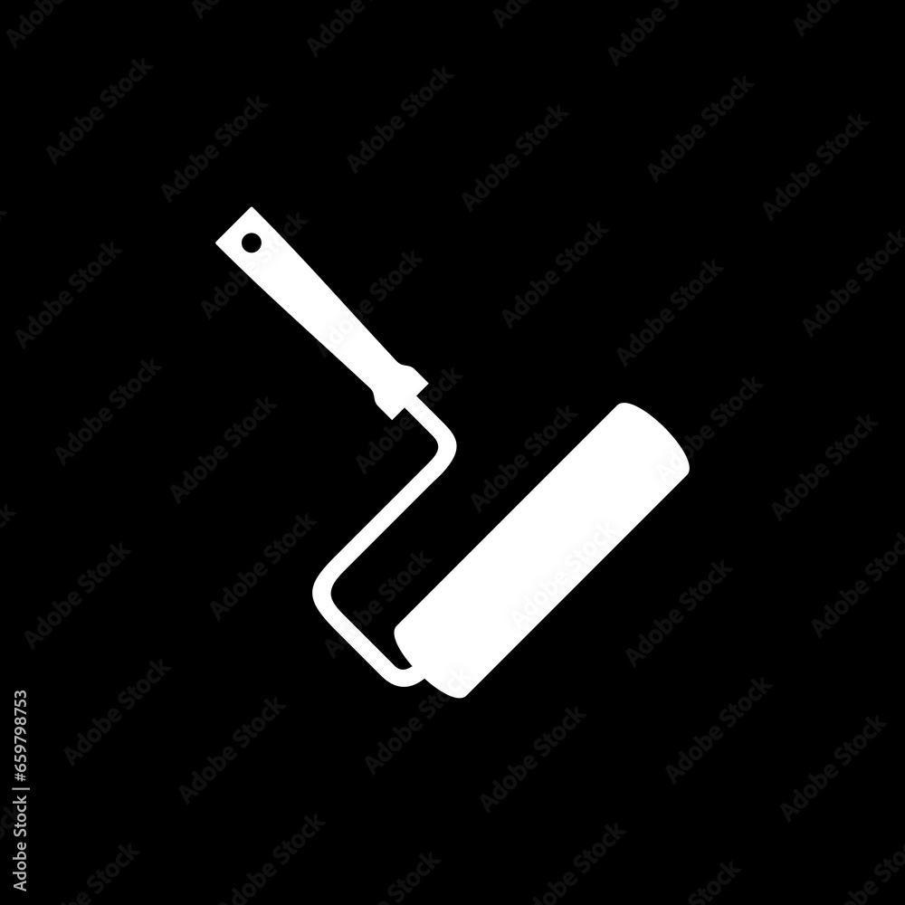 Paint Roller Silhouette, can use for Logo Gram, Pictogram, Apps, Art Illustration, Website or Graphic Design Element. Vector Illustration Paint Roller Silhouette, can use for Logo Gram, Pictogram, Apps, Art Illustration, Website or Graphic Design Element. Vector Illustration
