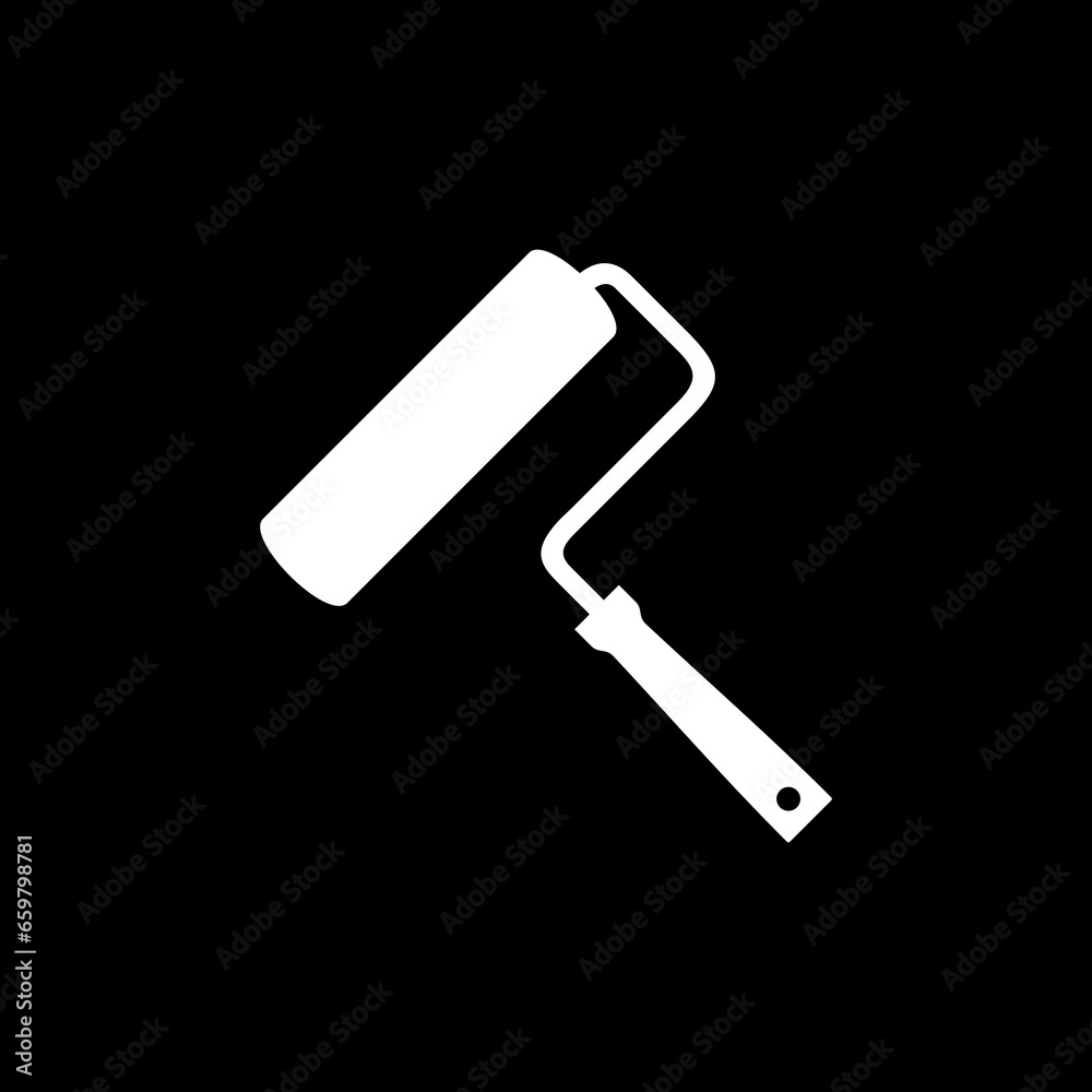 Paint Roller Silhouette, can use for Logo Gram, Pictogram, Apps, Art Illustration, Website or Graphic Design Element. Vector Illustration Paint Roller Silhouette, can use for Logo Gram, Pictogram, Apps, Art Illustration, Website or Graphic Design Element. Vector Illustration