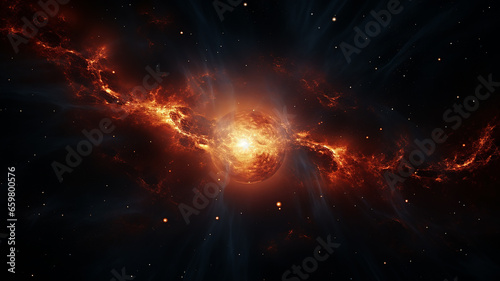 singularity black hole in space cosmic fictional graphics, an object in deep space