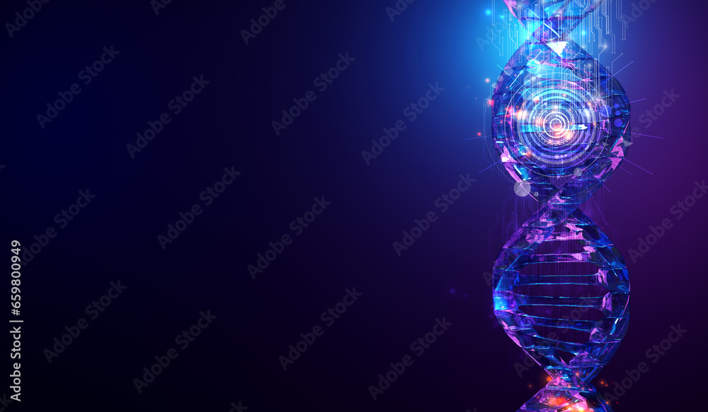 DNA gene helix spiral molecule structure. 3D illustration DNA gene helix spiral molecule structure. 3D illustration