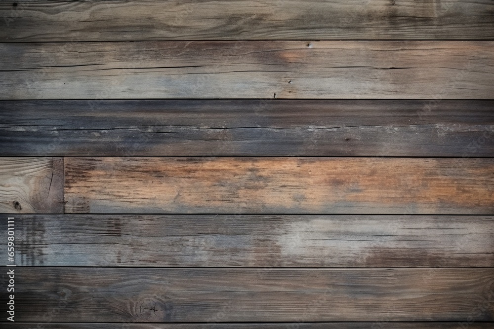 Obraz premium Textured Old Dark Wooden Boards with Gray and Brown Shades