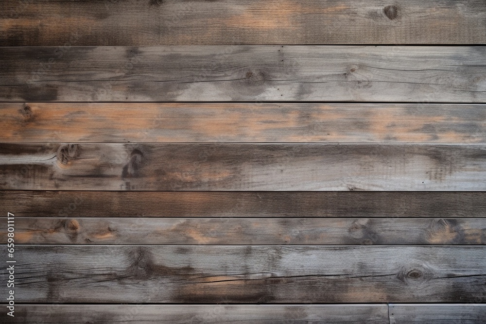 Textured Old Dark Wooden Boards with Gray and Brown Shades