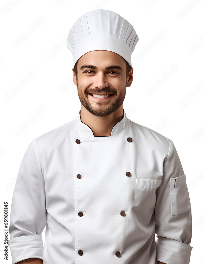 cooking, culinary and people concept - happy smiling male chef isolated cooking, culinary and people concept - happy smiling male chef isolated