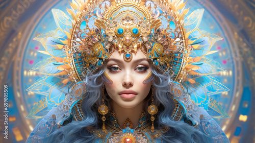 Divine Grace: Goddesses Across Religious and Mythological Traditions. photo