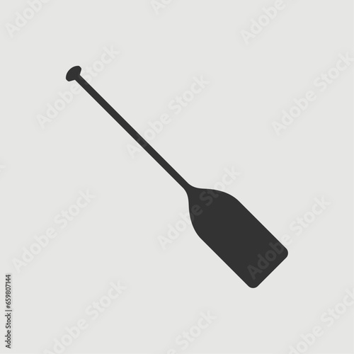 Vector Simple Isolated Paddleor Oar Icon