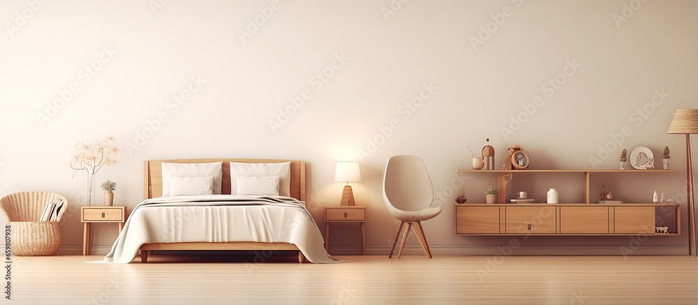 Fototapeta premium Furniture shop and store interior as abstract background blur