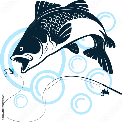 Big fish catch and fishing rod design for sport fishing