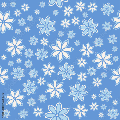 seamless pattern. Floral seamless background. Elegant template for fashion prints.	