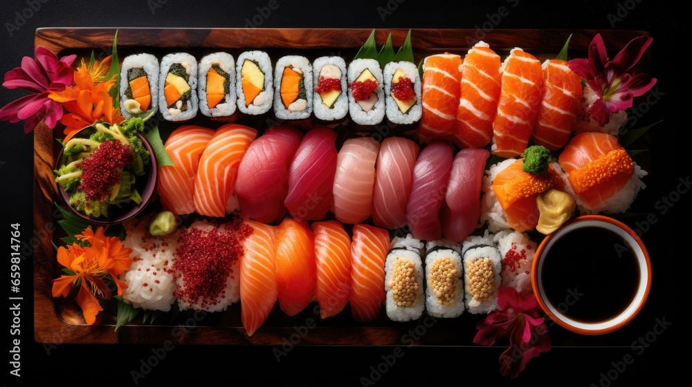 Sushi platter