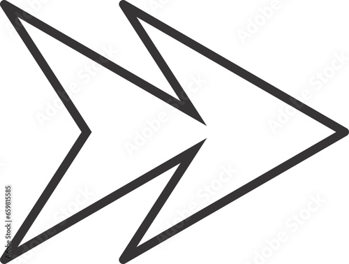 skipping arrows 