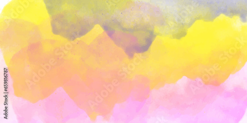 Yellow and pink watercolor background. Abstract watercolor digital art painting for texture background. Dirty Ink. Weak Pink and Yellow Watercolor. Rainbow Watercolor Background, Abstract Texture 


