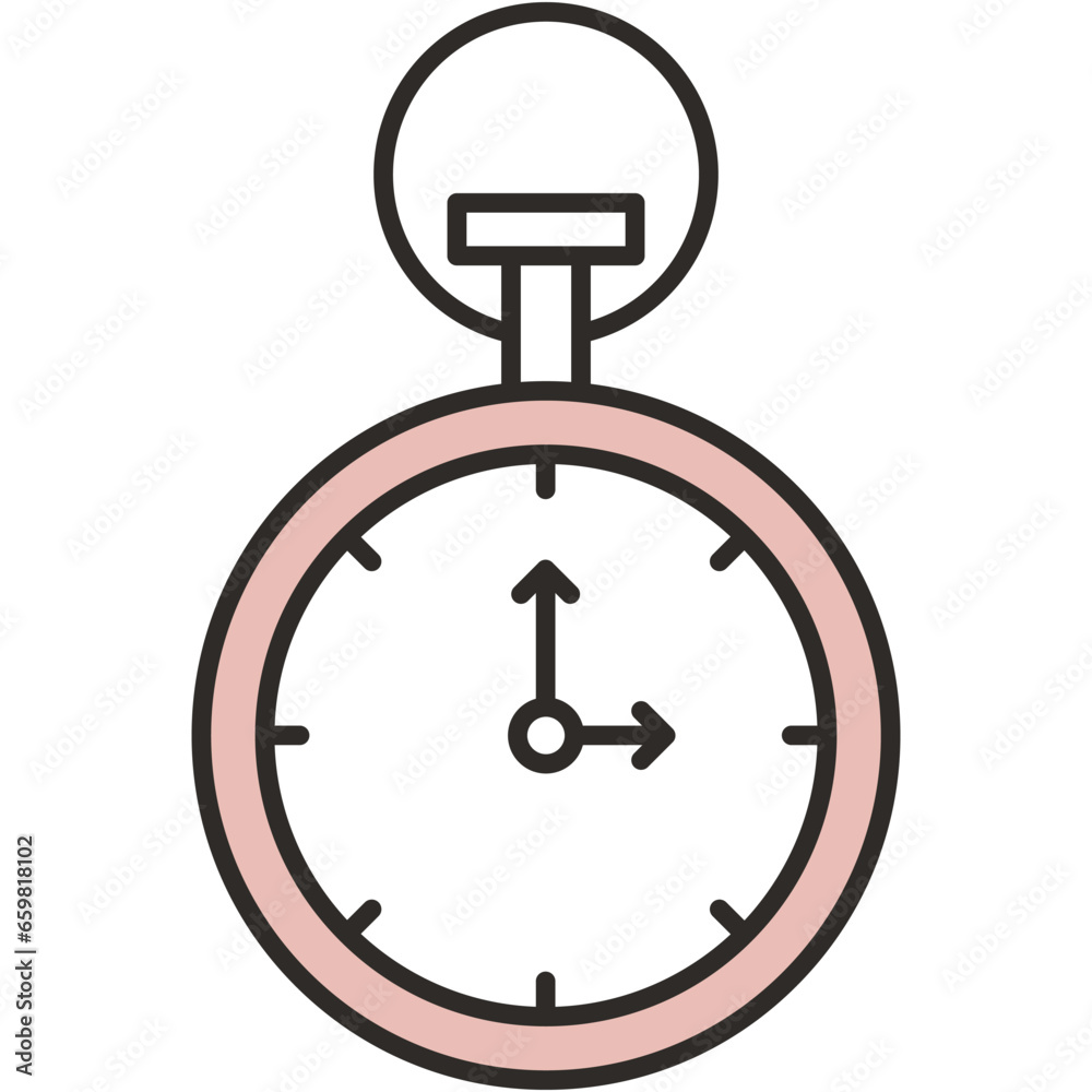 Stopwatch icon stop clock watch timer vector Stopwatch icon stop clock watch timer vector