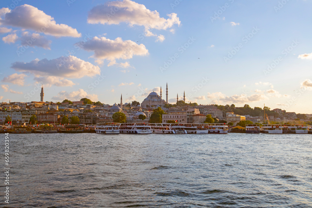 View of Istanbul from above the Galata Bridge, 