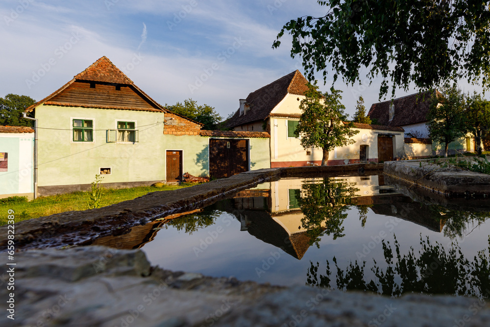 The Village of Viscri in Romania	
