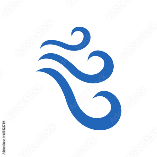 Water drops icon vector. Water illustration sign. Spray symbol. Ocean logo. Sea mark. © Denys