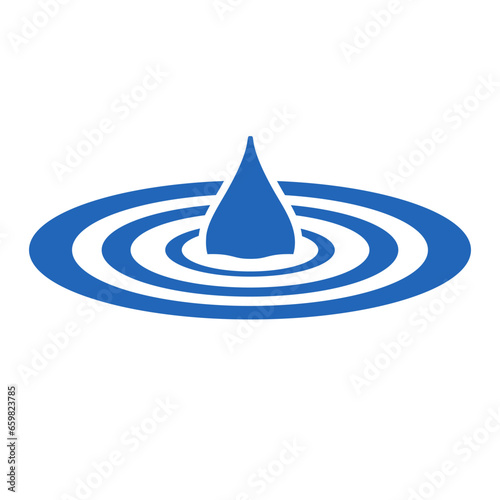 Water drops icon vector. Water illustration sign. Spray symbol. Ocean logo. Sea mark.