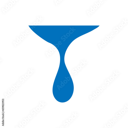 Water drops icon vector. Water illustration sign. Spray symbol. Ocean logo. Sea mark.