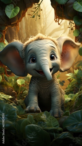 Baby Elephant Is eating leaves   wallpaper for mobile pictures  Background HD
