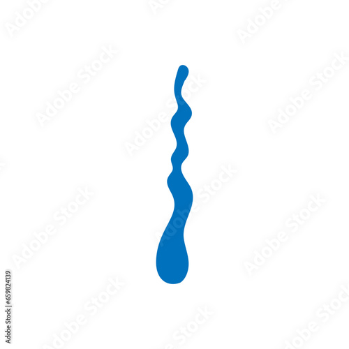 Water drops icon vector. Water illustration sign. Spray symbol. Ocean logo. Sea mark.