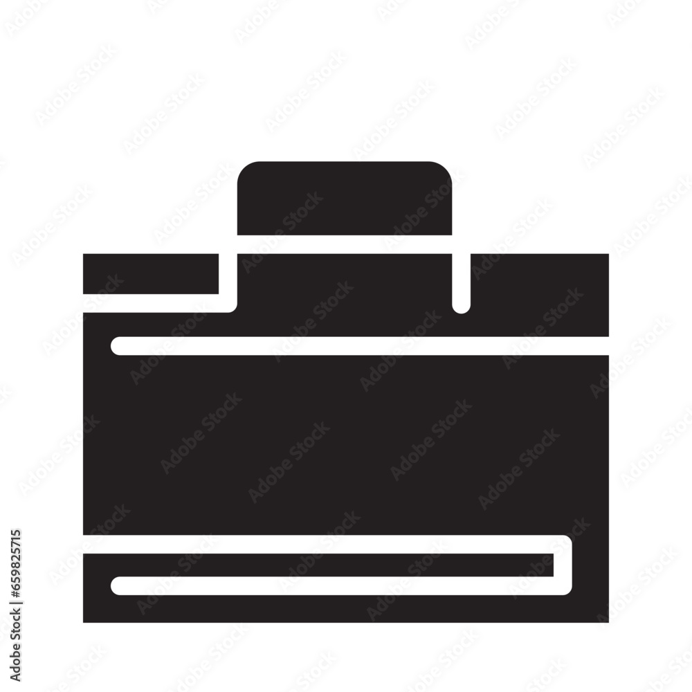 Briefcase Solid Icon Briefcase Solid Icon