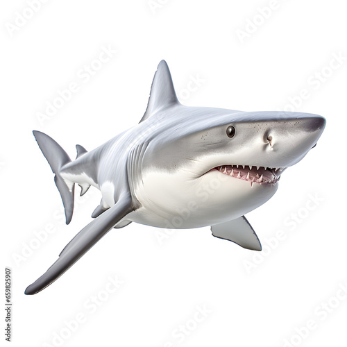  Shark  on transparent background cutout - Generative AI