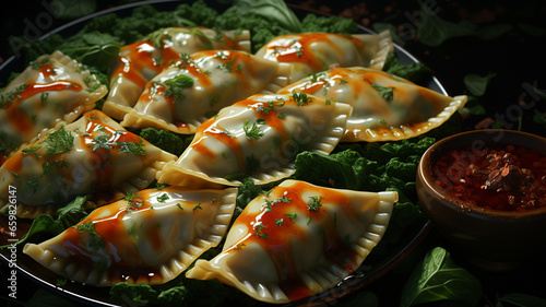Handmade lean ravioli stuffed in all sauces, ricotta and spinach, tomato sauce, cheese, etc.