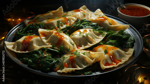 Handmade lean ravioli stuffed in all sauces, ricotta and spinach, tomato sauce, cheese, etc.