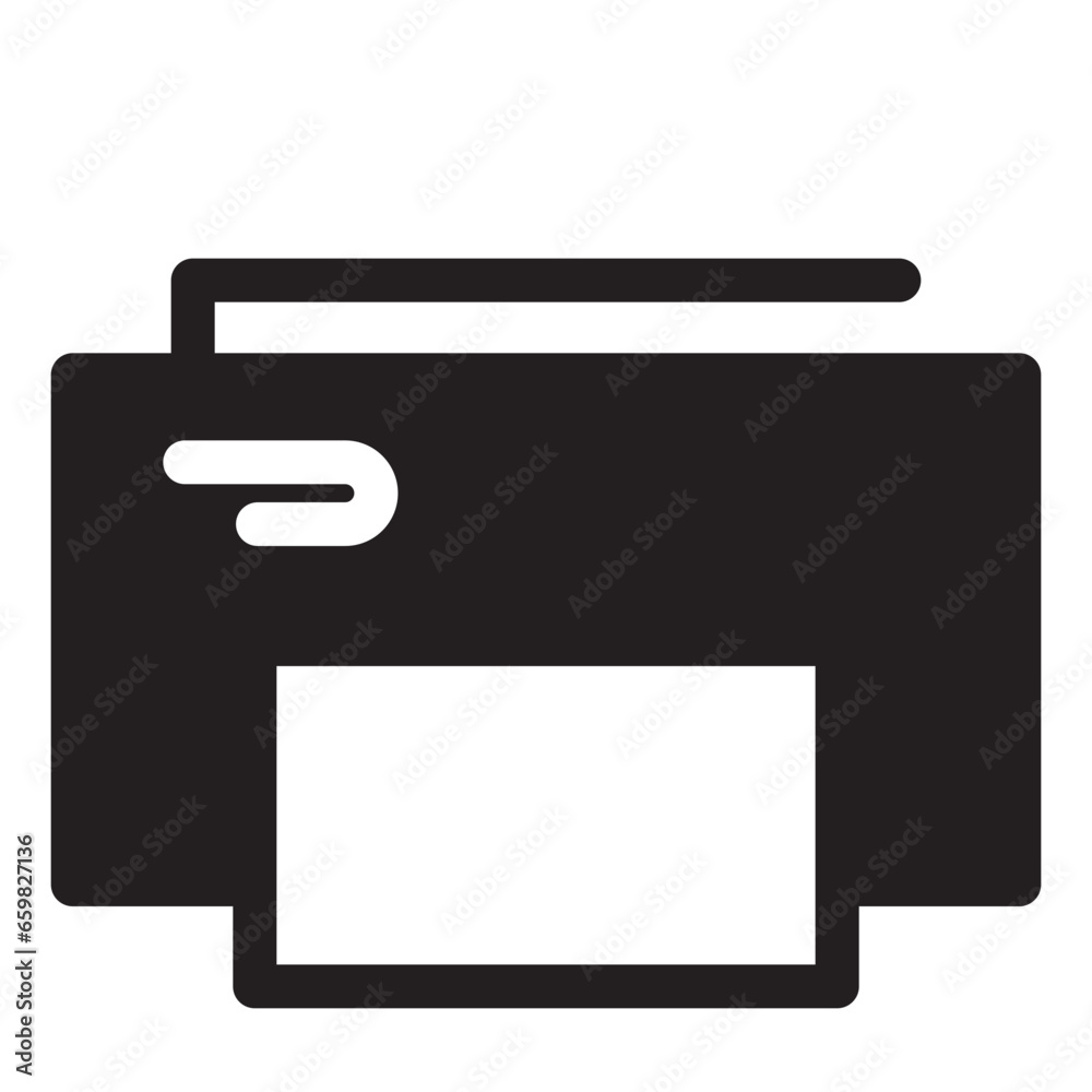 Obraz premium Print Solid Icon