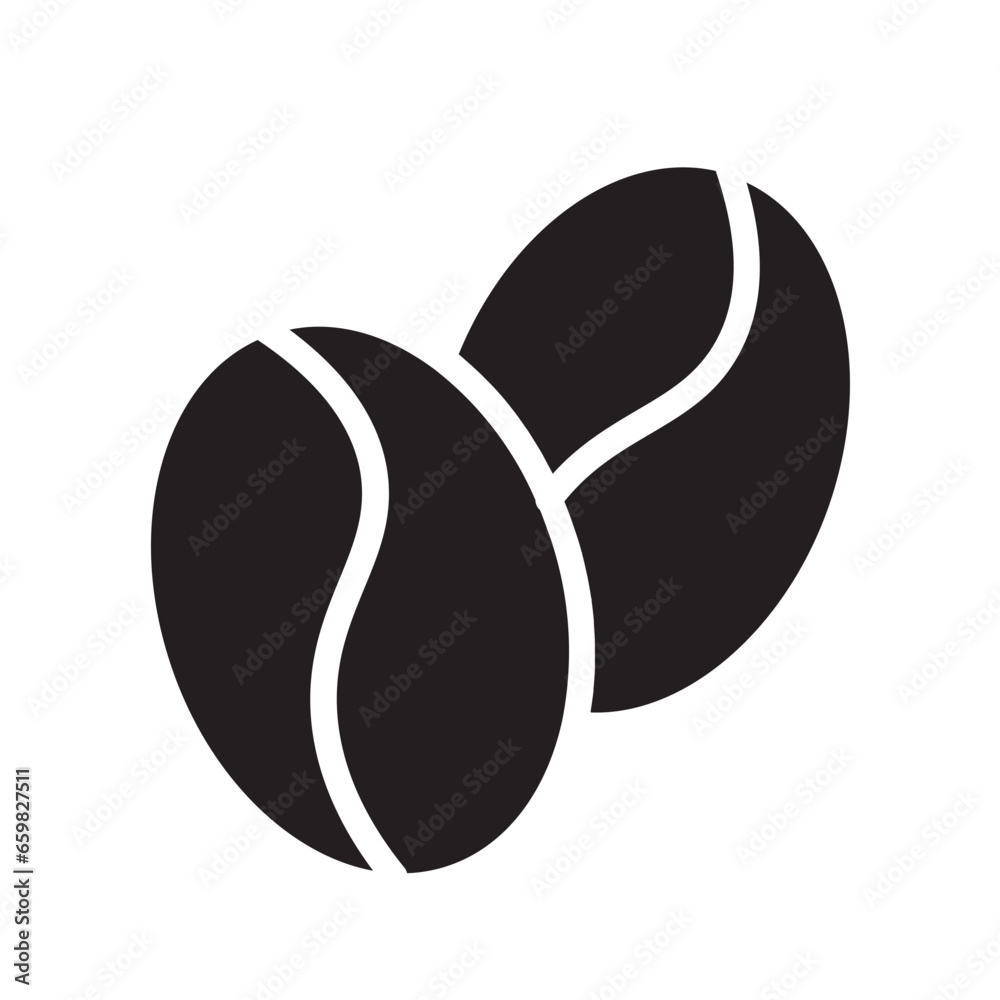 Fototapeta premium Cafe Solid Icon