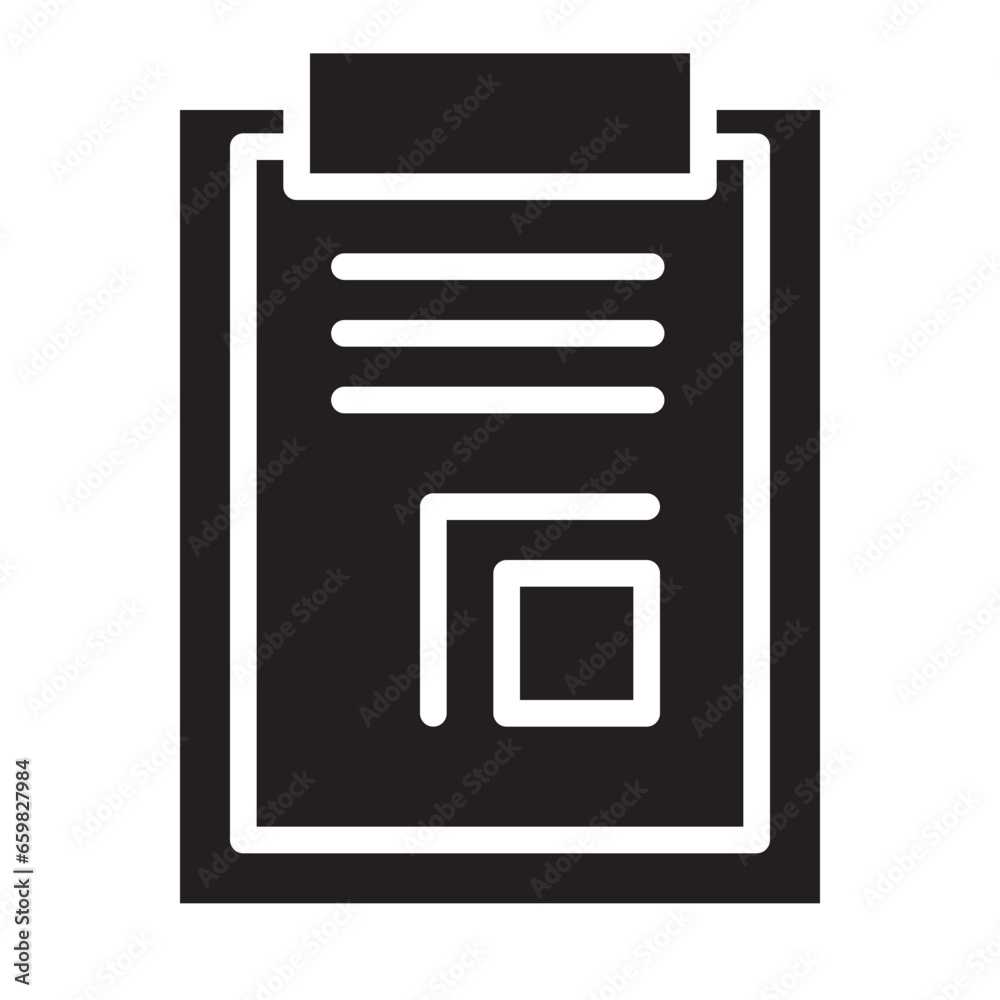 Whiteboard  Solid Icon