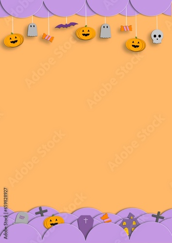 frame with butterflies