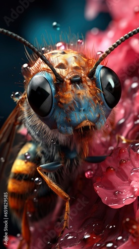 Cute Kawaii Wasp , wallpaper for mobile pictures, Background HD © MI coco