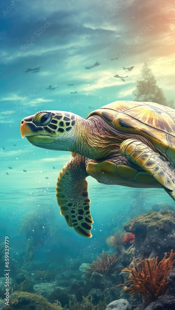 Fototapeta premium environmental scene of natre