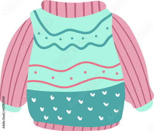 Pastel Christmas Sweater