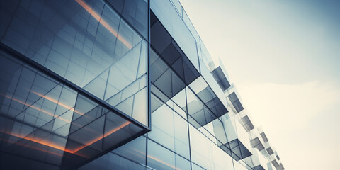 Geometry and perspective of modern architecture