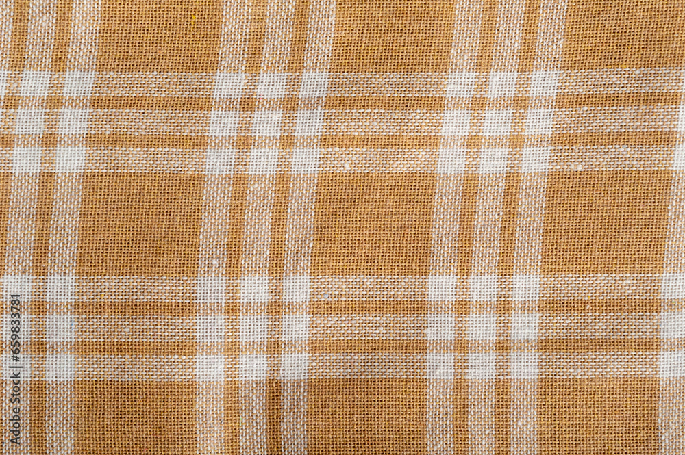 Fototapeta premium Picnic Table Cloth, Checkered Napkin, Red White Tablecloth, Kitchen Towel, Restaurant Dishcloth