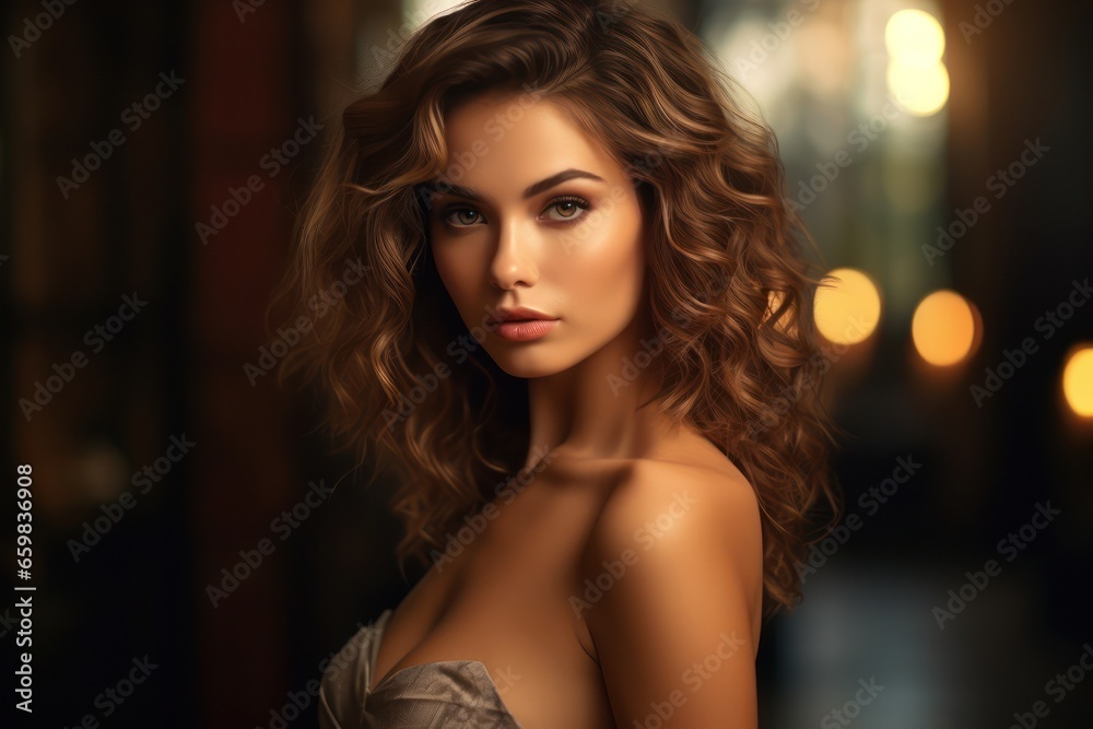 Close-up portrait of yong woman casual portrait. beautiful model posing in over blurred background. Close-up portrait of yong woman casual portrait. beautiful model posing in over blurred background.