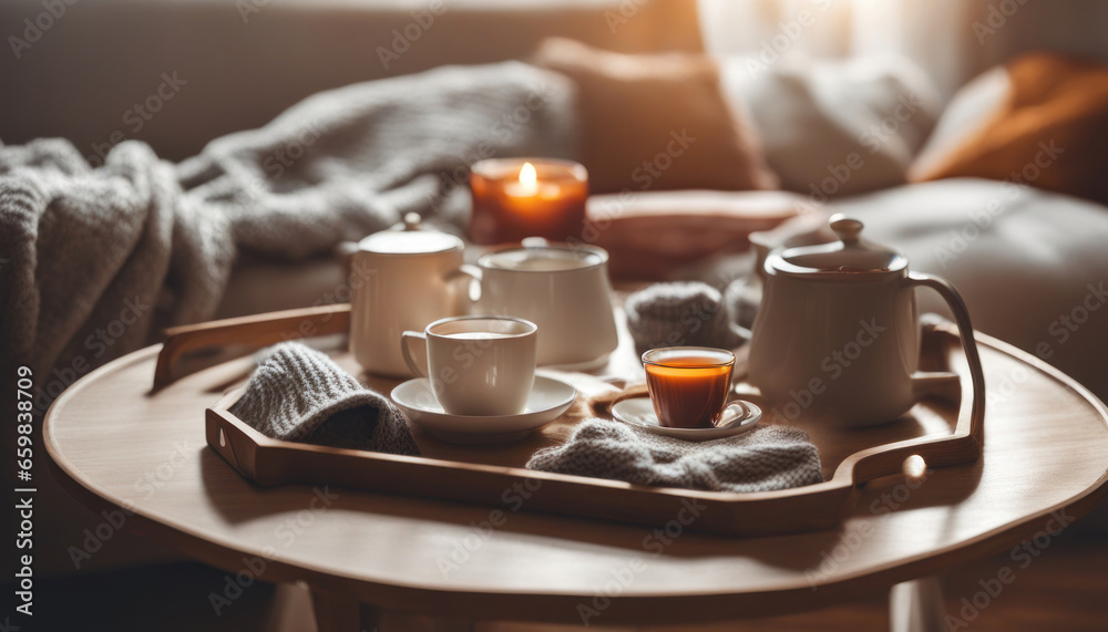 Cozy Morning in the Living Room Cozy Morning in the Living Room
