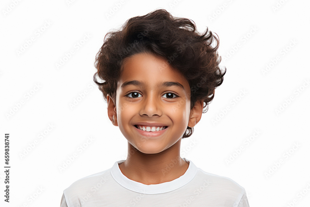 Smiley face of cute indian little boy on white background. Smiley face of cute indian little boy on white background.