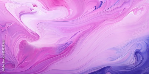Abstract marbling oil acrylic paint background illustration art wallpaper - Purple pink color with liquid fluid marbled paper texture banner painting texture