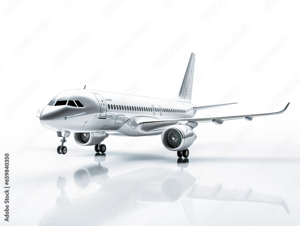 3D Illustration of Airplane
