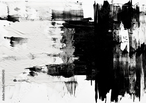 a black and white drawing of some graphic designs, in the style of impressionist brush strokes