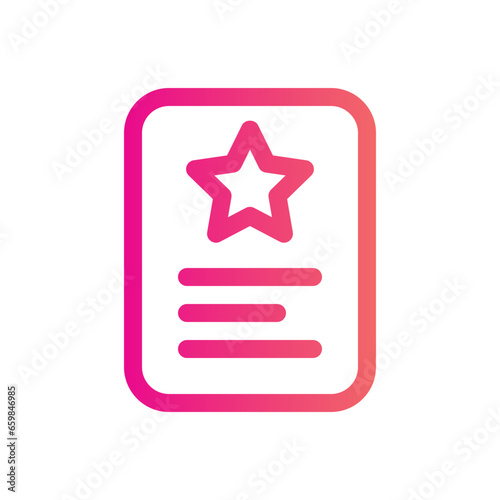 feedback gradient icon