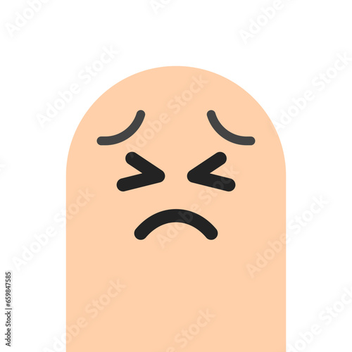 Suffering - Finger Face