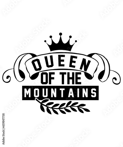 queen of the mountains svg